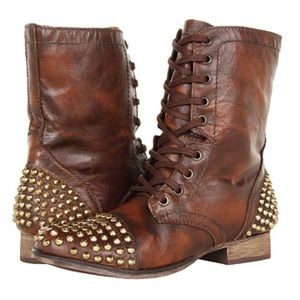 Steve Madden Studded Tarnney Combat Boot